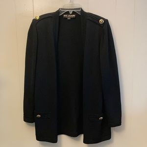 St John Basics Black Cardigan P